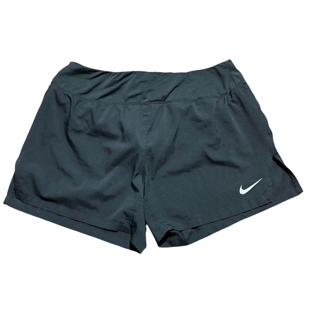 Nike Eclipse Running Shorts Womens M Black Dri-FIT Athletic Running AH4051-010